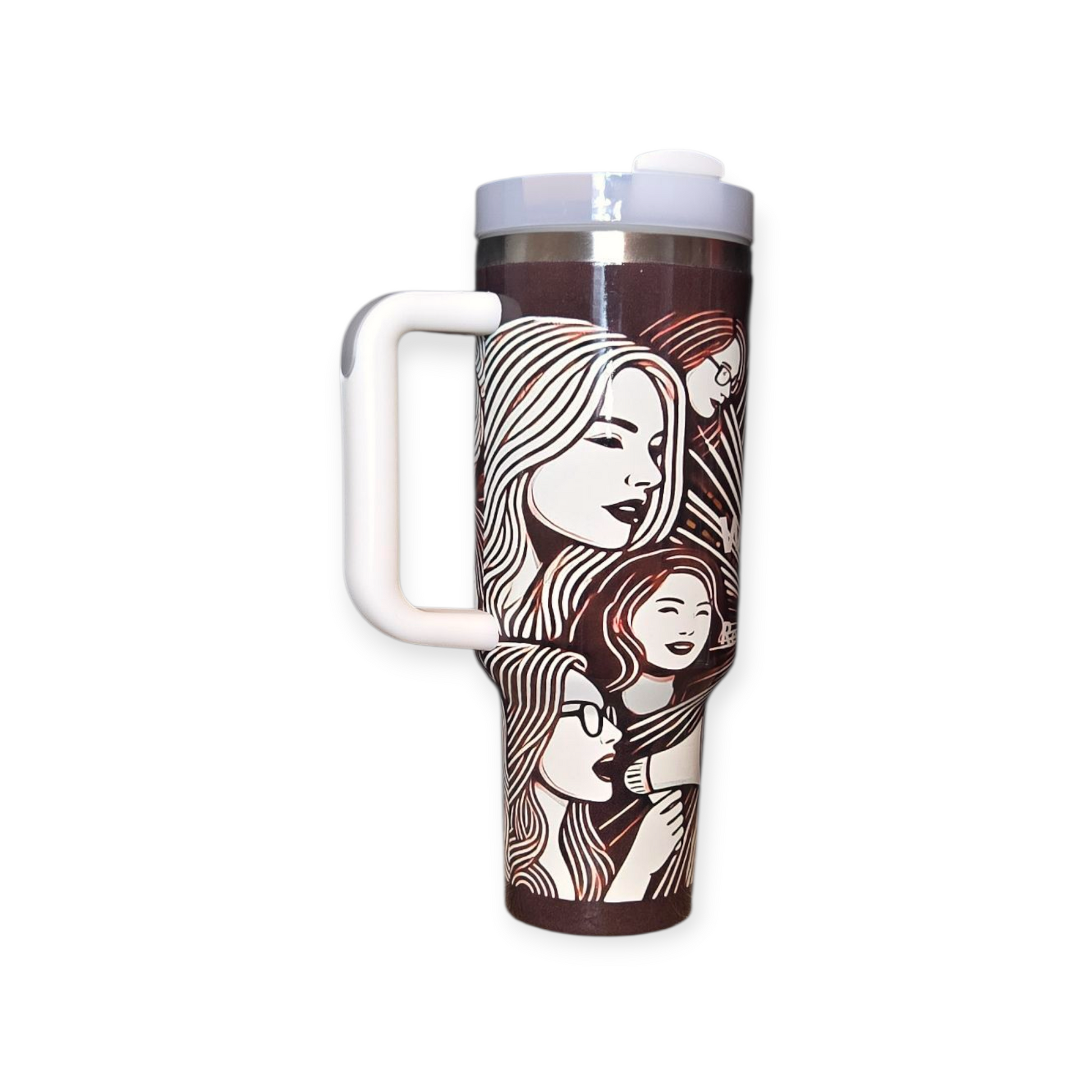 Her Power Within 40 oz Affirmation Tumbler - Empowering Drinkware for Women