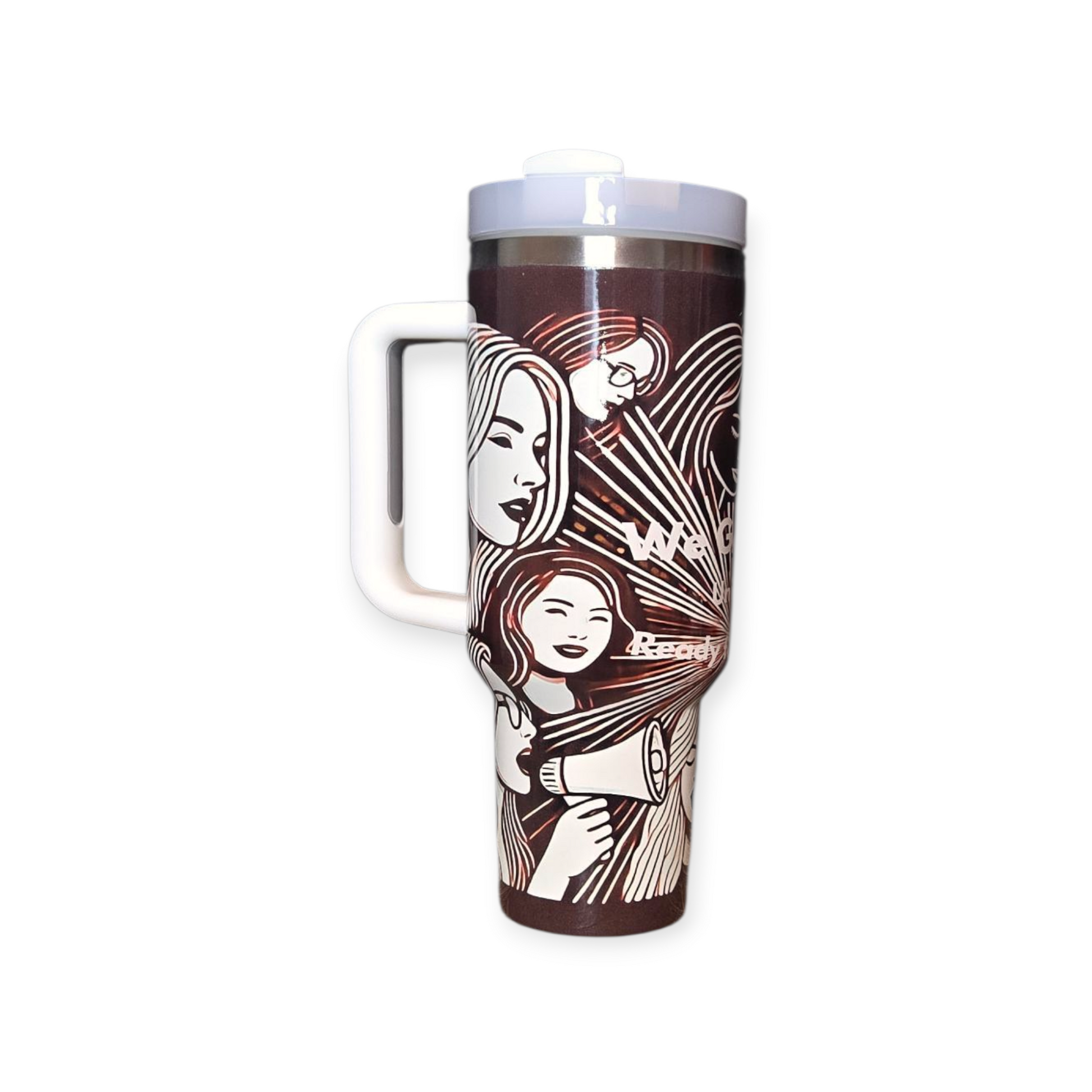 Her Power Within 40 oz Affirmation Tumbler - Empowering Drinkware for Women