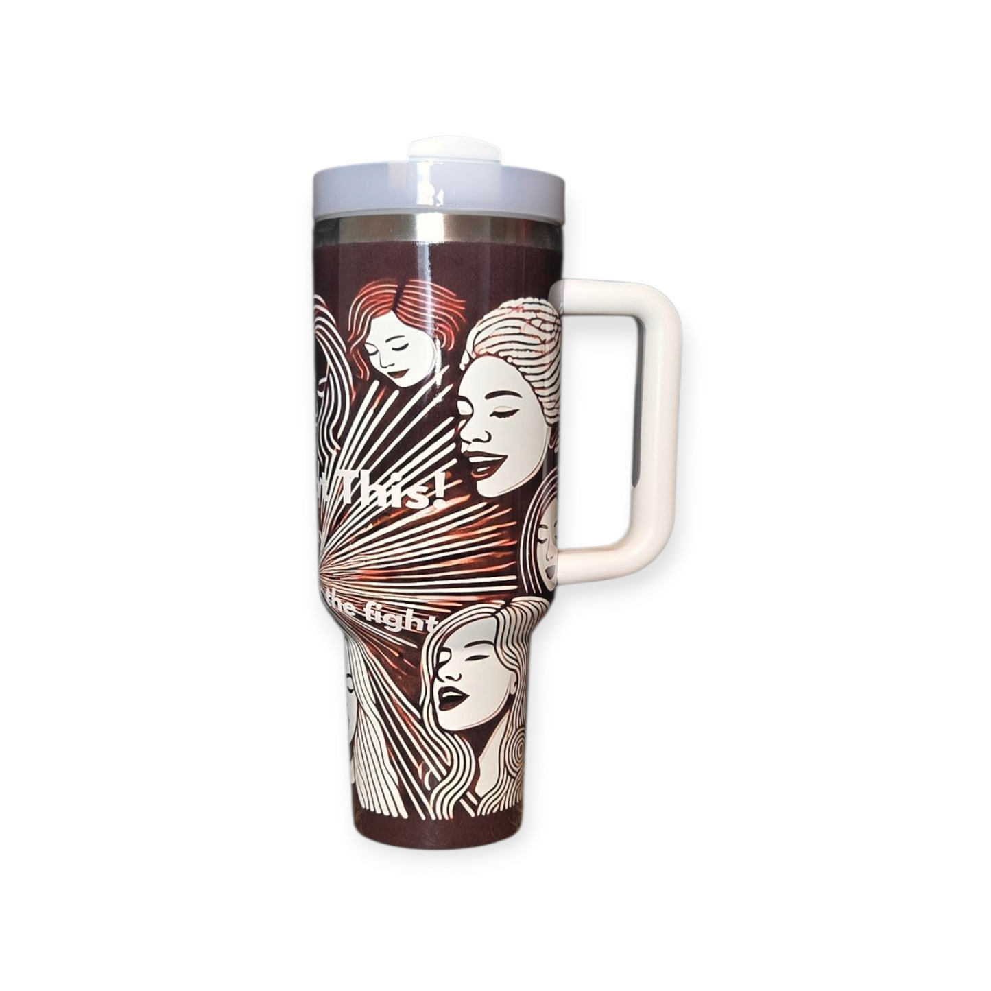 Her Power Within 40 oz Affirmation Tumbler - Empowering Drinkware for Women